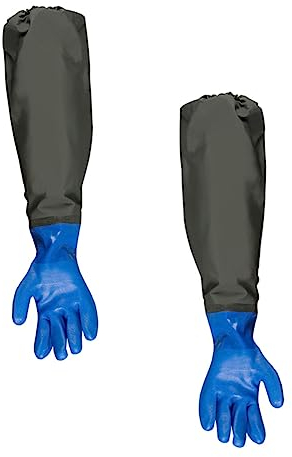 1 paire de gants d'aquarium fournitures de nettoyage gants de sécurité gants d'aquarium gants de protection de nettoyage gants de nettoyage gants longs gants imperméables gants de changement d'eau/609