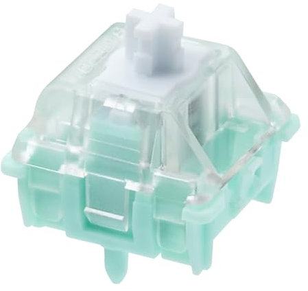 Venit Keys Gateron - Interruptores magnéticos de jade lineales, interruptores mecánicos silenciosos, interruptores prelubricados de fábrica para teclado mecánico (45)
