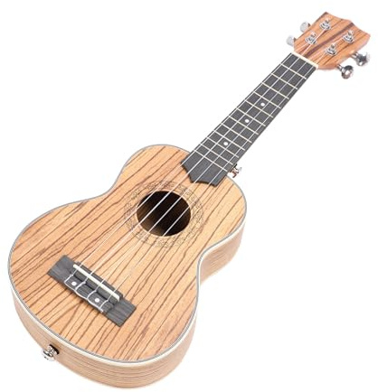 Ukulele Adulti, Ukulele per principianti, kit per ukulele da 21 pollici con borsa per il trasporto, tracolla, capotasto, plettri e corde di ricambio per adulti e bambini