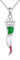 ONEFINITY Italienische Horn Halskette 925 Sterling Silber Cornicello Lucky Italian Horn Halskette Italienischer Schmuck Für Frauen