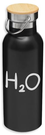 H2O Bottiglia termica per acqua chimica, tavola periodica, bottiglia ecologica, thermos