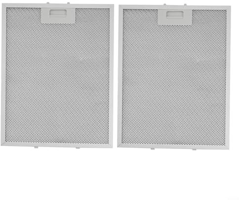 JGmotorfi 2 filtros de grasa de aluminio para campanas extractoras, diseñados para adaptarse a la mayoría de los modelos, lavables y reutilizables, 350 x 240 x 9 mm