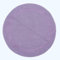 Homescapes Runde Badematte Flieder, Premium Badvorleger 80 cm, Badteppich Baumwolle mit Wende-Design