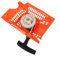 Arrancador de arranque para motosierras 4500 5200 5800 45cc 52cc 58cc naranja piezas de repuesto