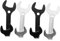 DIYEAH Lot De 4 Crochets Muraux Vintage En Fer - Porte-clés De Style Industriel En Forme De Clé - Porte-serviettes Et Porte-manteaux En Métal Décoratif Rétro