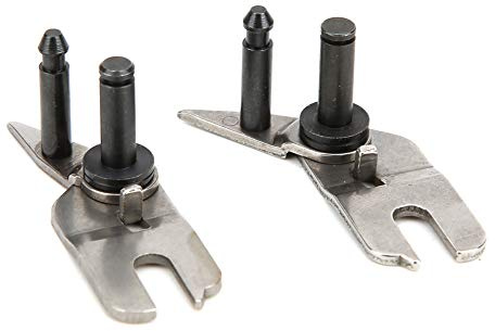 DGLDCSHUAI 1 Paar Metallnocken-Komponente links + rechts passend für Brother-Strickmaschine KH260 KH270