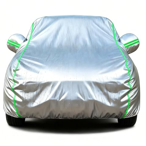 Autoabdeckung Outdoor Für Volvo 340-360,Autoabdeckung Winter, Outdoor Autoplane Für Vollgarage Wasserdicht Streifen Staubdicht UV-Sch S260321
