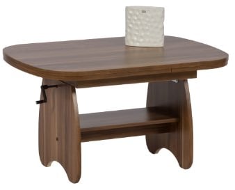Apollo 174647 Couchtisch CONNY / höhenverstellbar / ausziehbar / zwetschge Nachbildung