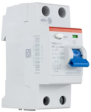 Rev Ritter ABB 0515498555 Disjoncteur 2 broches 25 A 0,03 A