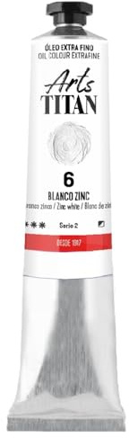 Colores Blancos Óleo Goya Titan - Tubo 6 - 20 mL, 6-Blanco Zinc