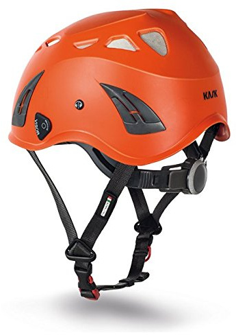 KASK SUPERPLASMA AQ INDUSTRIESCHUTZ -UND KLETTERHELM (ORANGE) | INKLUSIVE SCHUTZBRILLE (SCHWARZ)