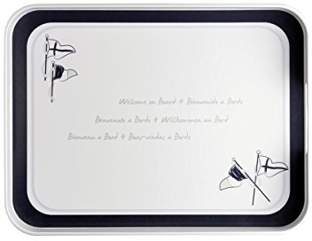 Boat Tableware Camping Tableware Marine Business Serving Tray 300 x 400 mm Welcome on Board