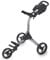 Bag Boy Compact 3 Rad Golf Trolley, Silber/Schwarz,