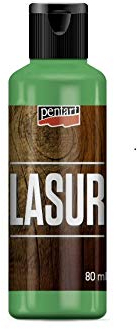 Zita`s Creative Holzlasur für Innenbereich 80ml - grün. Lasurfarbe, Bastelfarbe
