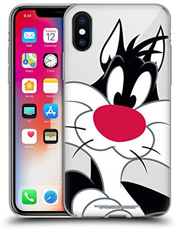 Head Case Designs Offiziell Offizielle Looney Tunes Sylvester The Cat Persönlichkeiten Soft Gel Handyhülle Hülle kompatibel mit Apple iPhone X/iPhone XS