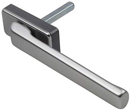 SIEGENIA Si Portal Poignées de porte plates et pliables pour portes et fenêtres pliantes Argenté