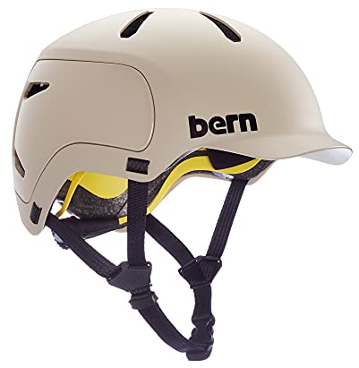 Bern Watts 2.0 Fahrradhelm, Matter Sand, LRG