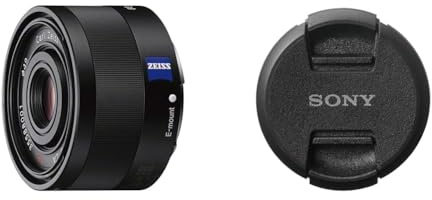 Sony Sonnar T FE 35mm f/2.8 Zeiss | Vollformat, Standard-Objektiv mit Festbrennweite (SEL35F28Z) & ALC-F49S vordere Ersatz-Objektivkappe (für Objektive mit 49-mm-Frontfiltergewinde)