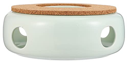 HEMOTON 1 Pc Forno Brocca D'acqua in Scaldavivande Per Caffè Scalda Tè in Scaldacandele in Porcellana Bollitori Per Il Tè Più Caldi Abito Di Legno Brocca Termica Teiera