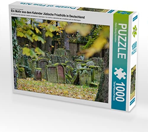 CALVENDO Puzzle EIN Motiv aus dem Kalender Jüdische Friedhöfe in Deutschland | 1000 Teile Lege-Größe 64 x 48 cm Foto-Puzzle für glückliche Stunden