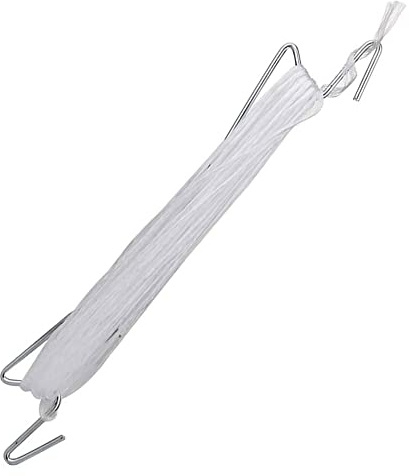 Muasopst Tomato Support Hooks 20 Pcs, Greenhouse Tomato Support J Hook Clips, Iron Plant Climbing Tool for Garden Flower Vegetable Fruit, 32.8ft Rope