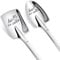 Wedding Gifts for Her and Him Ice Cream Spoons, Stainless Steel Coffee Spoon Pack of 2 Set Christmas Valentines Day Wedding Gifts for Couple Lovers-2