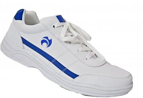 Henselite Mens Victory VSL Sports Shoes-Color White Blue-Size 9