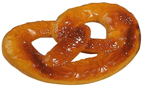 Deco Woerner Brezel XXL Oktoberfestdeko Lebensmittelattrappe Bayrischedeko 32x20cm Kunststoff