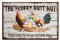 The Fluffy Butt Hut Last One in is A Rotten Egg Holzschilder Farm Fresh Rooster Egg Holz Plaque Schild Classic Farmers Market Holz Wandbehang Deko für Opa Papa 30,5 x 45,7 cm