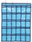 STOBOK Kalender-Taschendiagramm für Klassenzimmer, Handys, Taschenrechnerhalter für Lehrer, Wandaufhängung, Organizer mit 30 transparenten Fächern, 80 x 60 x 2 cm (blau)