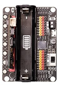 Xicoolee Roboter-Micro-Bit-Erweiterungsplatine für Micro: Bit nimmt PCA9685 Chip Integration Mehrkanal-Motor-Servo-Treiber 7 Vollfarb-RGB-LEDs Schalllautstärkepegelerkennung an