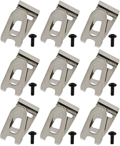 346449-3 Belt Hooks Kit Fits for Makita 324705-1 346034-2 346317-0 Replacement Part (9 Pack)