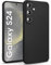BENNALD Hülle für Samsung Galaxy S24 5G, Extrem Dünn Handyhülle Weiche TPU Stoßfest Kratzfest Schutzhülle Case S24 5G, Matt Schwarz