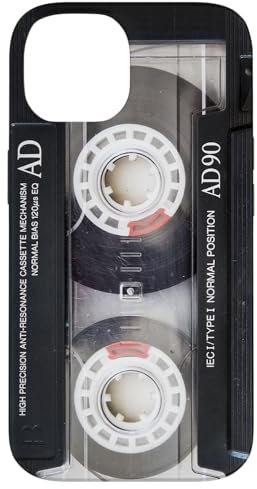 Vintage Music Audio Cassette Tape Retro 90s 80s 70s 60s Case for iPhone 14