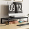 Onxyrbyte MonitorstäNder,BildschirmerhöHung,MonitorstäNder Holz,Monitor ErhöHung Schreibtisch,MonitorstäNder Mit Aufbewahrungsfunktion,Monitor Stand FüR Pc,Platzsparend,FüR Computer,Laptop