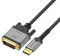 DisplayPort auf DVI Kabel, 2 m DisplayPort auf DVI-Adapter, Stecker auf Stecker, Konverterkabel, vergoldeter Stecker, DP auf DVI Kabel für Computer, DVD, HDTV, Projektor, PS3 und weitere Typ-C-Geräte