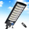 Bellanny 800W Solaire Exterieur Lampadaire 720LED Lampe Solaire Exterieur avec Capteur de Mouvement 6500K Projecteur Solaire Exterieur avec TéLéCommande IP65 Impermable Pour Garage Rue
