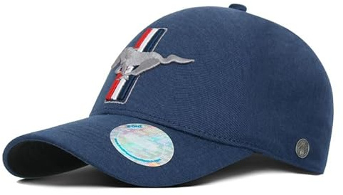 Ford Mustang rPET Baseball Cap Dunkelblau verstellbar