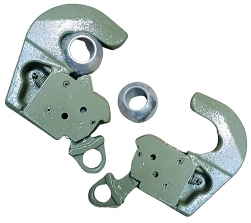 2x Unterlenker Fanghaken Kat. 2 mit Unterlenkerkugel - 66 KW / 90 PS