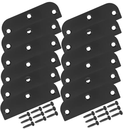 Gadpiparty Door Hinge Repair Kit of Hinge Shims Hole Cover Plate Cabinet Block Screws