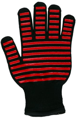 alpina Grillhandschuhe – Ofenhandschuhe Hitzebeständig bis 500°C – Silikongriff – Für Grill, BBQ & Ofen