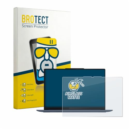 BROTECT Schutzglas für Lenovo Yoga Slim 7 14Q8X9 | Entspiegelnder Displayschutz Made in Germany Schutzfolie Glas Matt Anti-Reflex Kratzfest 9H Anti-Fingerprint Einfache Montage