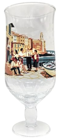 GarageBar | Birra Moretti Limited Edition Glass | Four Designs Available | 20oz Pint Nucleated Beer Glass | Official Merchandise (Meet and Seat)