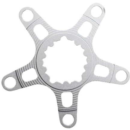 EpheyFIF Fahrrad Kettenblatt Adapter Spider Konverter für GXP auf BCD104/110/130 4/5 Arme Aluminium Kurbel Klappbar Rennrad MTB Teile