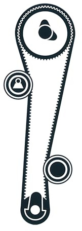 SKF Zahnriemensatz VKMA 95656 Höhe 46 mm Länge 330 mm Breite 141 mm - OE Qualität