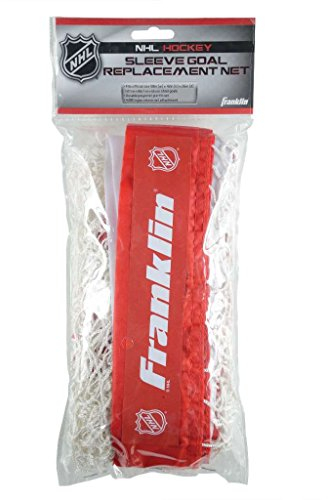 Franklin Sports NHL Hockeytor-Ersatznetz – 127 cm Junior Größe Torersatz – Outdoor Street Hockey Tornetz – einfach anzubringen, Jugendgröße Netz – 127 x 106,7 x 66 cm, weiß
