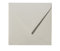 Paper24 25 Briefumschläge quadratisch 155x155 mm, 120 g/qm, Umschläge 155x155 mm in Grau