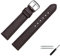 MARBURGER Uhrenarmband 18mm Leder Vegan Braun - Werkzeug Montage Set 5201831000120