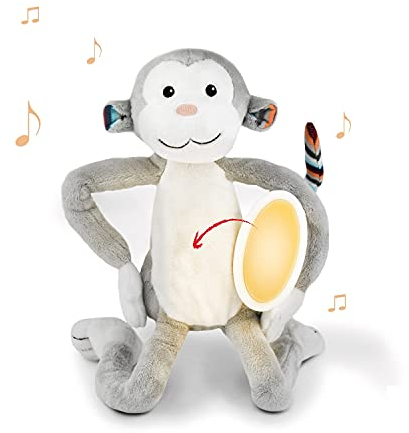Zazu-Plüschtier Max The Monkey, Nachtlicht