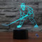 YTDZLTD Optische Täuschung 3D Eishockey Nacht Licht 16 Farben Andern Sich Fernbedienung USB-Strom Touch Schalter Dekor Lampe LED Lampe Tisch Kinder Brithday weihnachten Geschenk